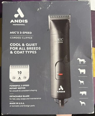 Andis AGC2 Professional 2 Speed Blade Clipper Extra Long 14  Cord Tested Working