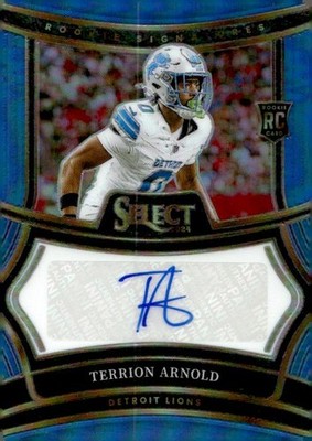 2024 Panini Select #RSP-TAD Terrion Arnold Rookie Light Blue Prizm Auto 19/49