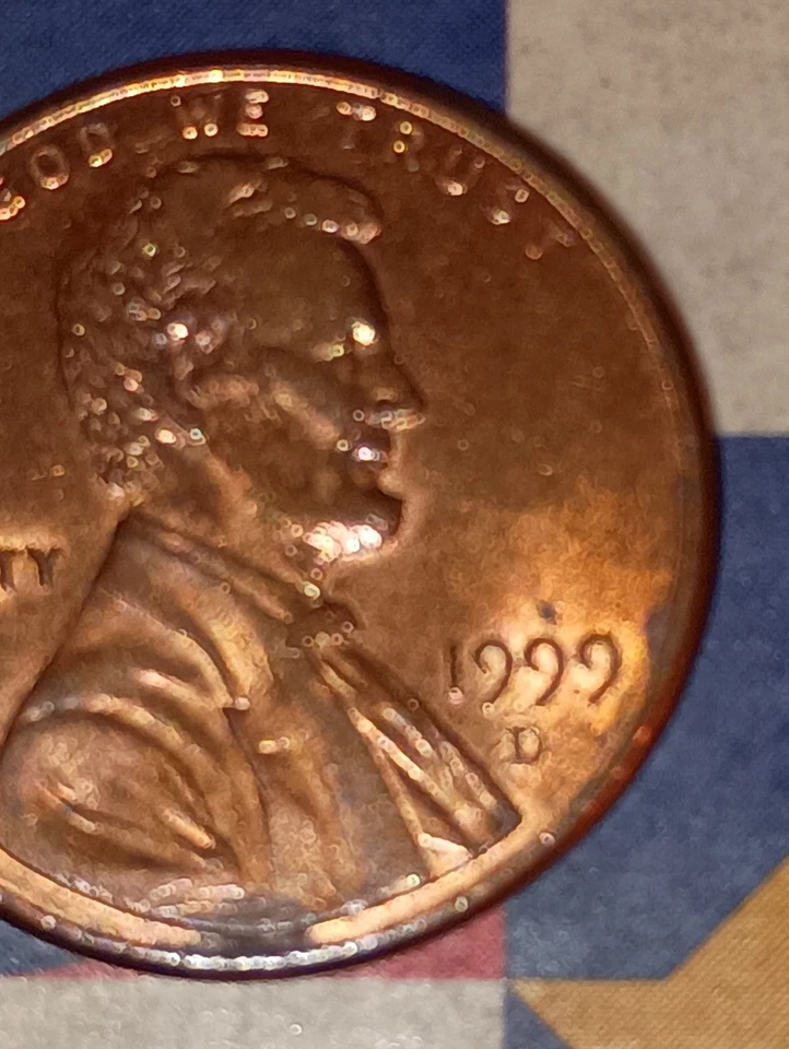1999 Lincoln Penny -D Mint Mark - Image 4 of 4