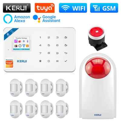 Tuya Smart W181 Home Security System Burglar WIFI GSM Central Unit Alarm Panel