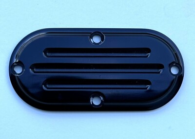 AMMO BELT BLACK PRIMARY INSPECTION COVER 1965-2006 BIG TWIN HARLEY