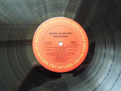 David Allan Coe – Rough Rider US 1982 Columbia – FC 37736 - Picture 4 of 6