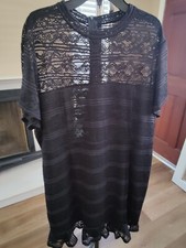 short formal black lace dress