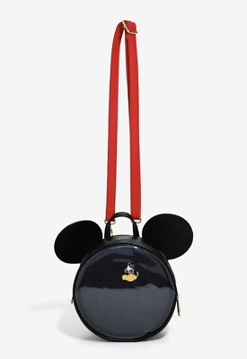 Loungefly Disney Mickey Mouse Pin Trade Mini Backpack  display picture 1
