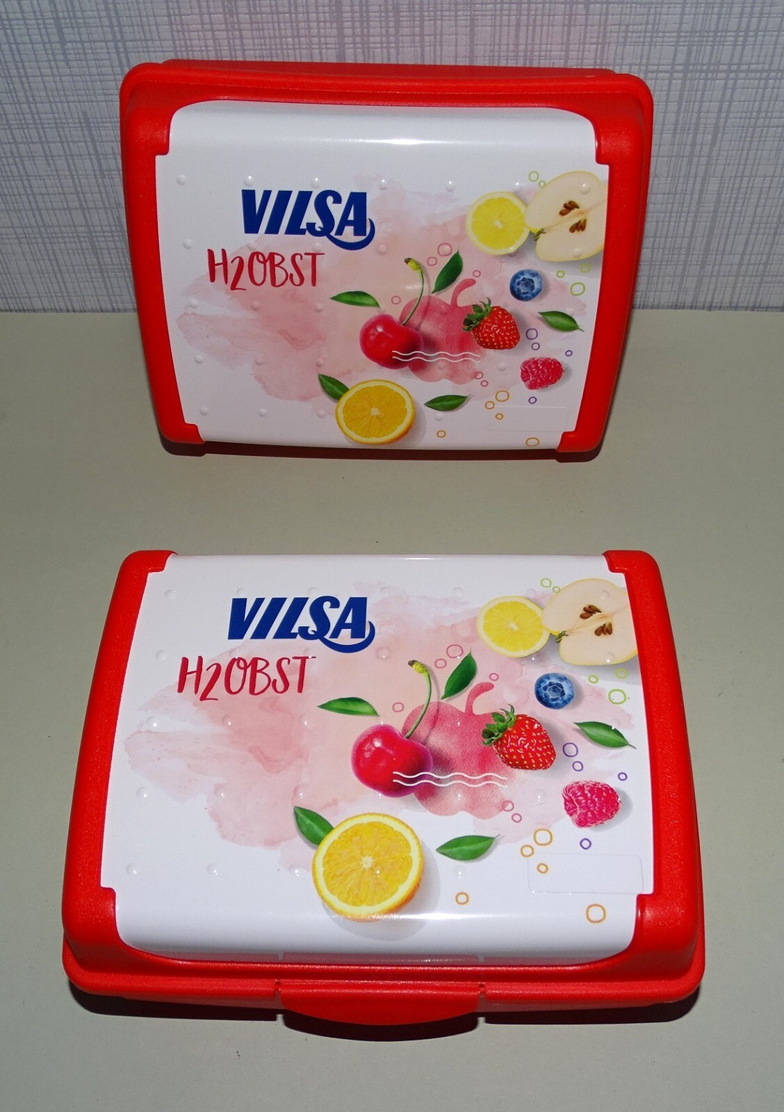 2 Vilsa H2 Obst Dosen Box - rot