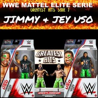 Wwe Mattel Elite Greatest Hits Serie 7 Jimmy & Jey Uso Wrestling Figur Bloodline