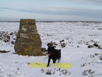 Photo 6x4 Black Hambleton Trig Point Over Silton First visitors today!! c2007