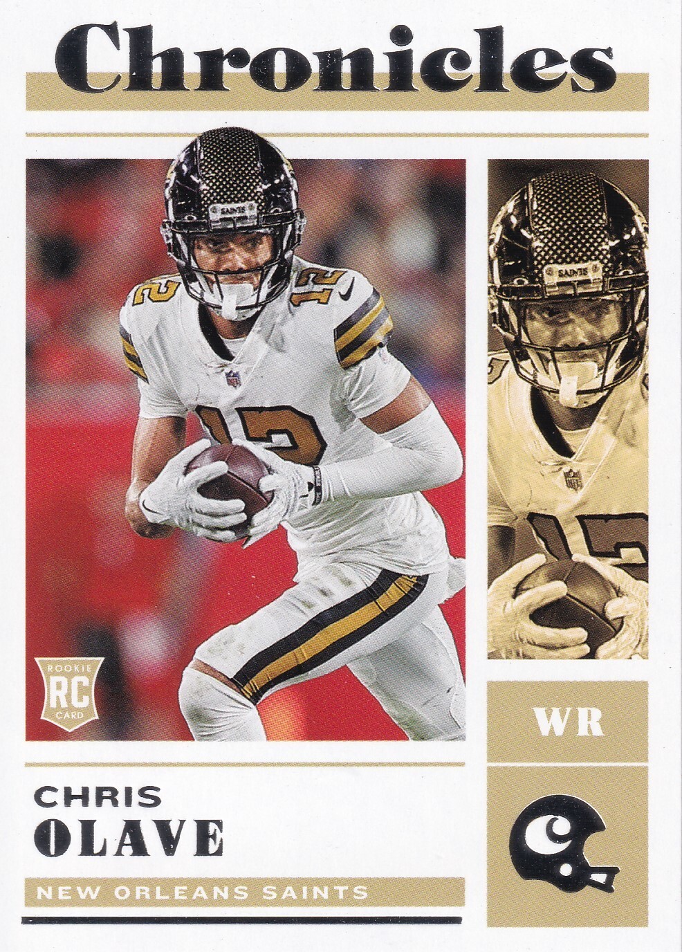2022 Panini Chronicles #45 - Chris Olave (RC) - New Orleans Saints Rookie