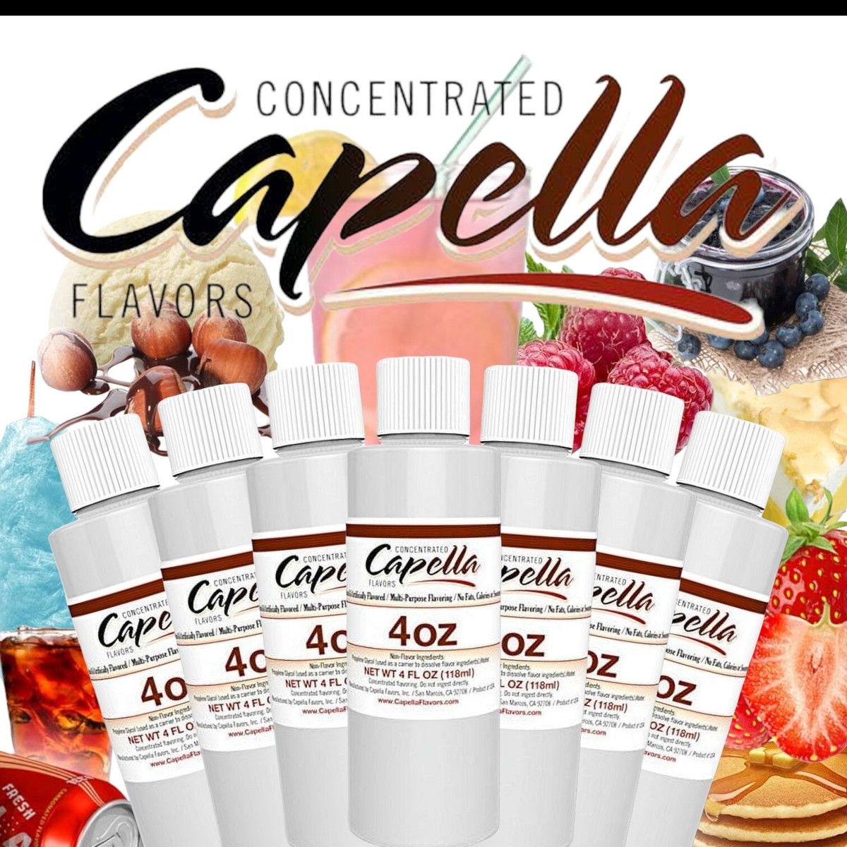Capella Flavor Drops - 118ml / 4oz Bottle - Concentrates Concentrated  Flavorings | eBay