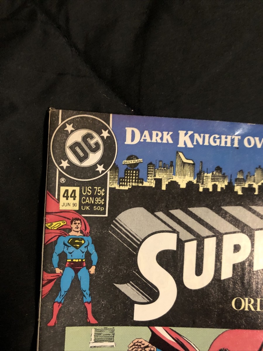 SUPERMAN #44 (DARK KNIGHT OVER METROPOLIS)(1990) COMIC BOOK ~ DC