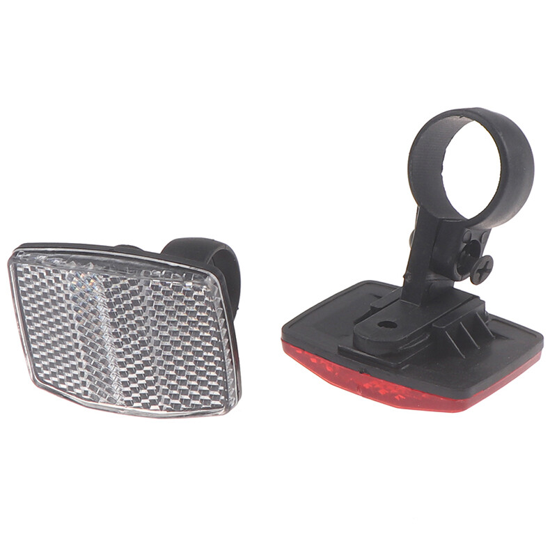 Bicycle Bike Handlebar Reflector Reflective Front Rear Warning Light