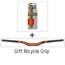 DODICI Carbon Bicycle Handlebar MTB Bike Riser Bar with Grips 31.8*690/720/740mm