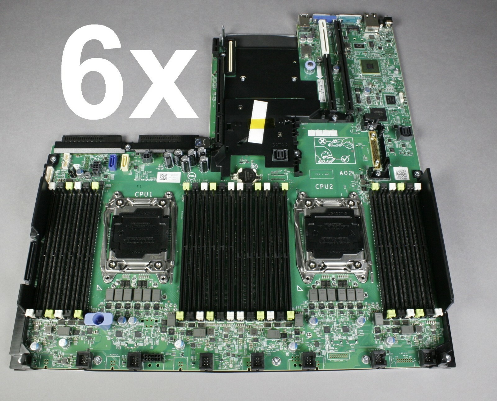 New Case/Bulk Lot Qty 6x - Dell Poweredge R630 motherboard 86D43 2C2CP ...