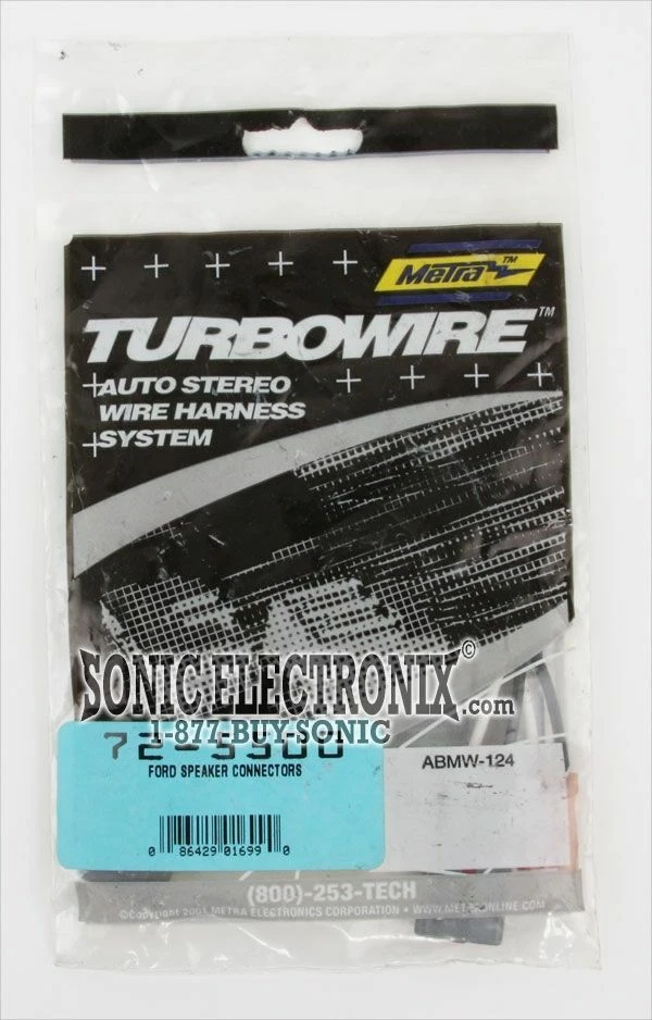 Arnés de cables de altavoz Metra 72-5500 para vehículos Ford 1985-1998 Foto 2 de 2