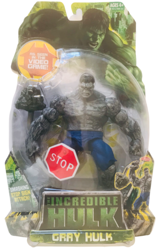 omdrejningspunkt adjektiv skuffe Incredible Hulk Gray Hulk Action Figure NEW From Video Game 2008 w Creasing  653569329534 | eBay