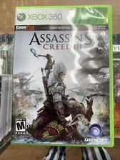 Assassin's Creed III 3 - GameStop Edition Xbox 360 MISSING DISC 1 And Manual!!