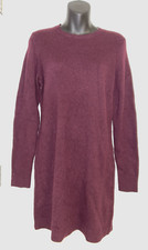 Polo Ralph Lauren Sweater Dress Womens Size S Merino Wool/Cashmere w/Elbow Patch