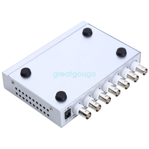 4CH Color QUAD System Video Splitter CCTV DVR Camera Processor Remote Control - Picture 5 of 5