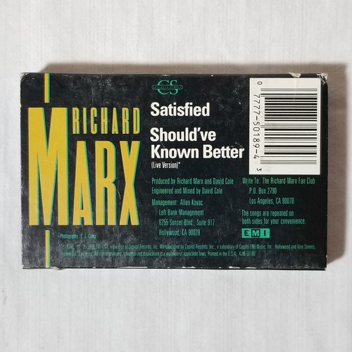 Richard Marx LOT Cassette Single Cassingle Promo Alternate Live NOT CD 12" Vinyl - Picture 11 of 15