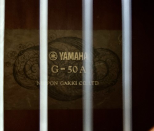 Guitarra clásica Yamaha años 60 Japón Nippon-Gakki G-50A lista para tocar - Imagen 3 de 10