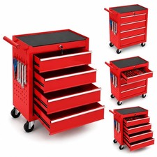 4567 Drawers Rolling Tool Box Cart Tool Chest Tool Storage Cabinet W Wheels