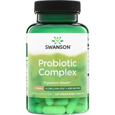 Swanson Probiotic Complex Vegetable Capsules, 4 Billion Cfu, 120 Count