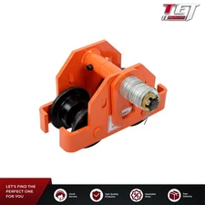 Push Beam Trolley Manual Trolley 2200 lbs/1 Ton Load 2.5"-8" Adjustable