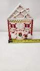 VINTAGE MSRF INC HOLIDAY Christmas GINGERBREAD HOUSE COOKIE  Candy JAR 10” — photo 9