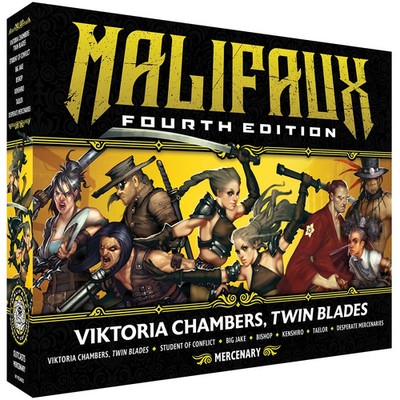 Wyrd Malifaux Fourth Edition: Viktoria Chambers, Twin Blades WYR24502