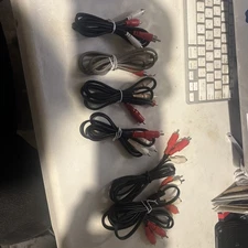 Dual RCA (Red + White) Audio Cable 2 RCA Stereo Cord Amp 3ft 