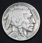 1931-S Buffalo Nickel Very Fine Semi-Key Date | Free Shipping