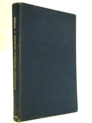 Elementare statistische Methoden (E C Rhodos - 1946) (ID:30035)