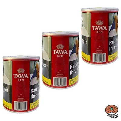 Tawa Red/Rot American Blend Zigarettentabak Dose 3x 140g