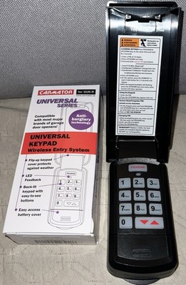 Universal Garage Door Wireless Entry Keypad System  - For GUK-R
