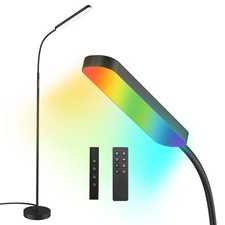 Floor Lamps, RGB Color Changing Dimmer Bright LED Floor Lamp with Stepless Ad...