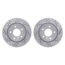 For BMW Z4 03-08 R1 Concepts WBPN1-31099 Drilled & Slotted Rear Brake Rotor Set