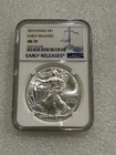 2016 Silver Eagle NGC MS70 Early Releases  ~~ No Spots (020)