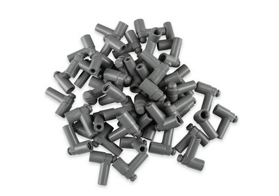 MSD Spark Plug Boot Kit Boots, 90 Degree Nipple, GM HEI, 50EA Boots; 90 Deg Nipp