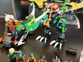 Ninjago - Green NRG Dragon #70593 100% Complete 