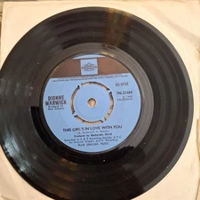 DIONNE WARWICK "THIS GIRL'S IN LOVE WITH YOU" 45 RPM VINYL SINGLE 1969 VG+