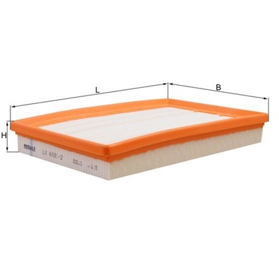 Luftfilter MAHLE KNECHT LX4031/2