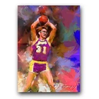 Kurt Rambis #3 Art Card Limited 22/50 Edward Vela Signed (Los Angeles Lakers)