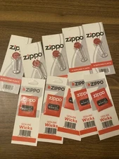Zippo Lighter Replacement Genuine 5 Flint + 5 Wick Value Pack