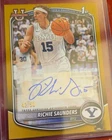 Topps 2025-26 Bowman Basketball Paper Prospect Auto Gold /50 PA-RS BYU