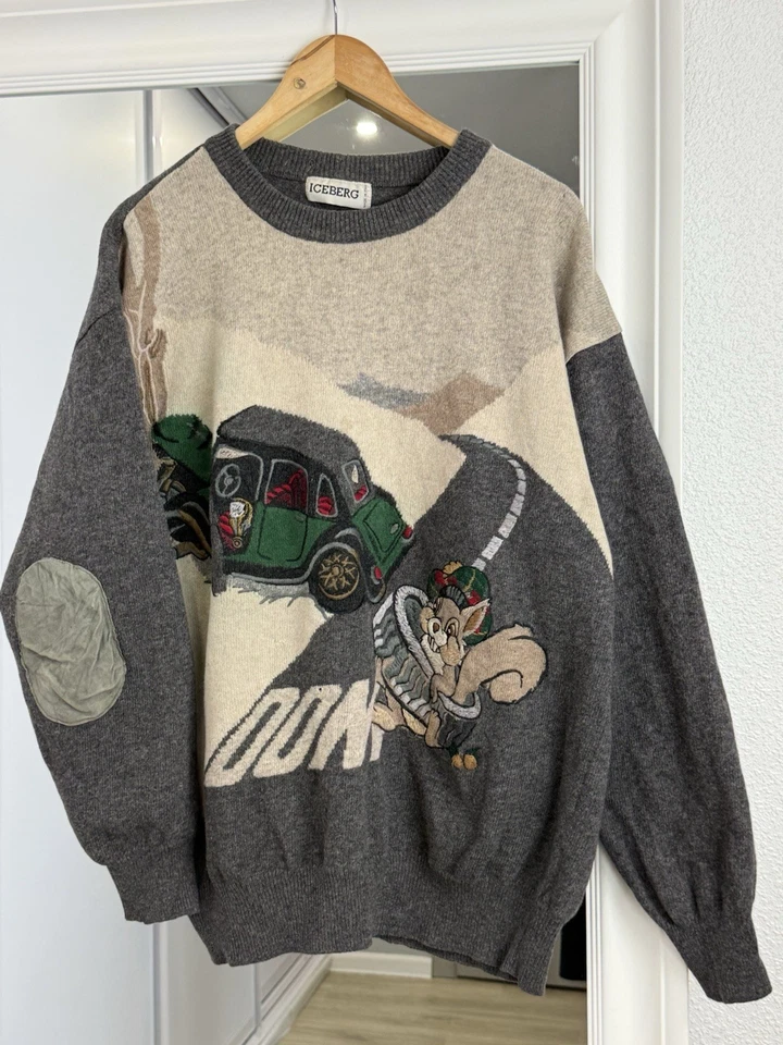 Iceberg Vintage Sweater 90-s Cartoon Don't Drink & Drive - image 4 of 4