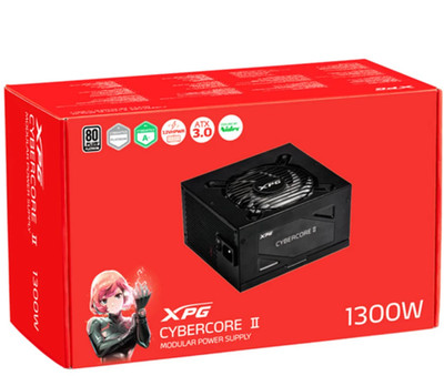 XPG 15260081 CYBERCORE ATX Modular PSU 1300W 80 Plus Platinum 26 Connectors