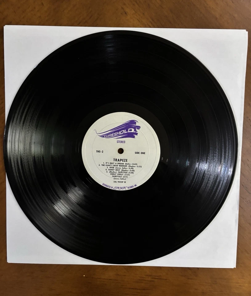 TRAPEZE-Self Titled THRESHOLD THS-2 LP - Image 4 of 4