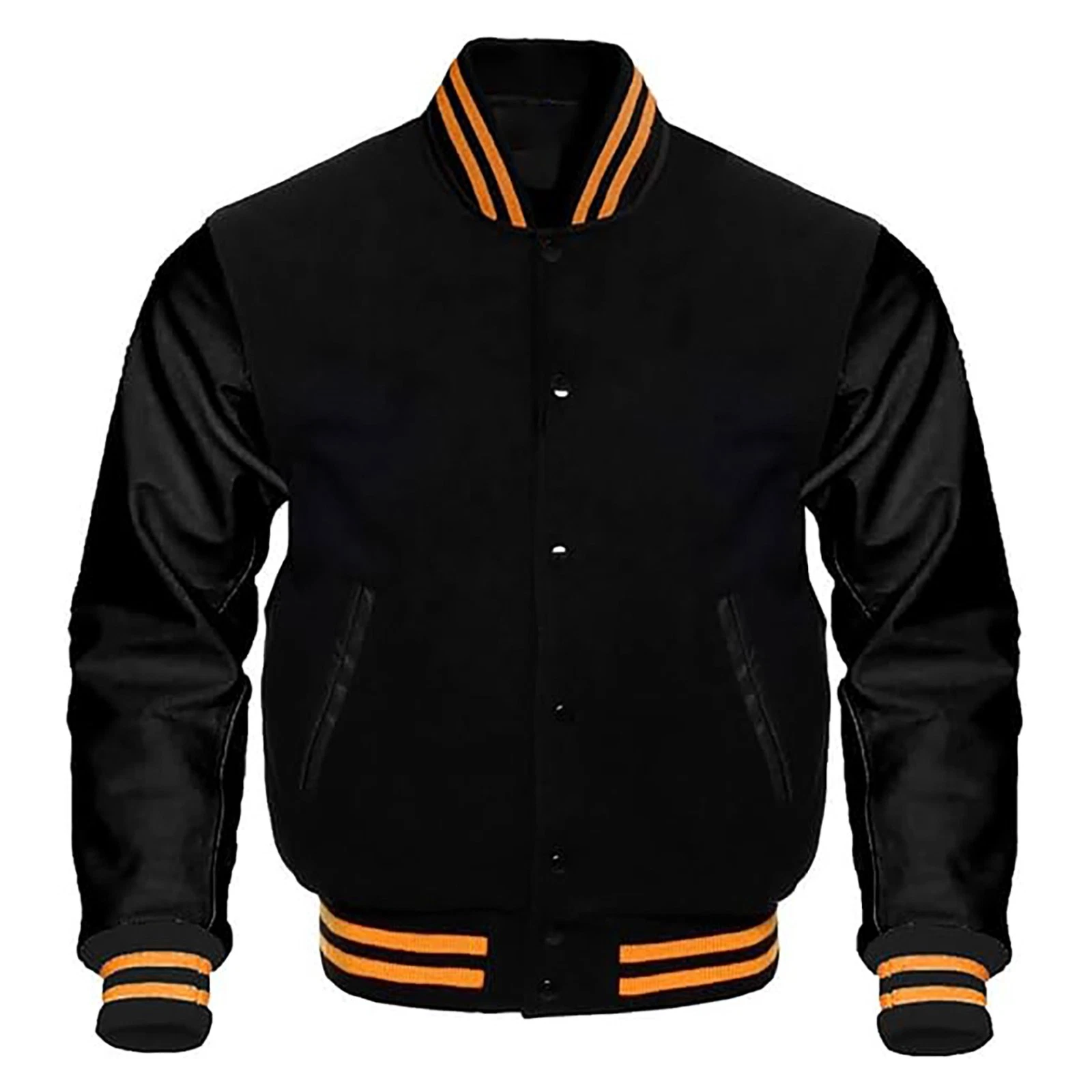 Varsity Bomber Jacket College Letterman Wool Body Leather Sleeves Bomber Jacket
Opens in a new windo
