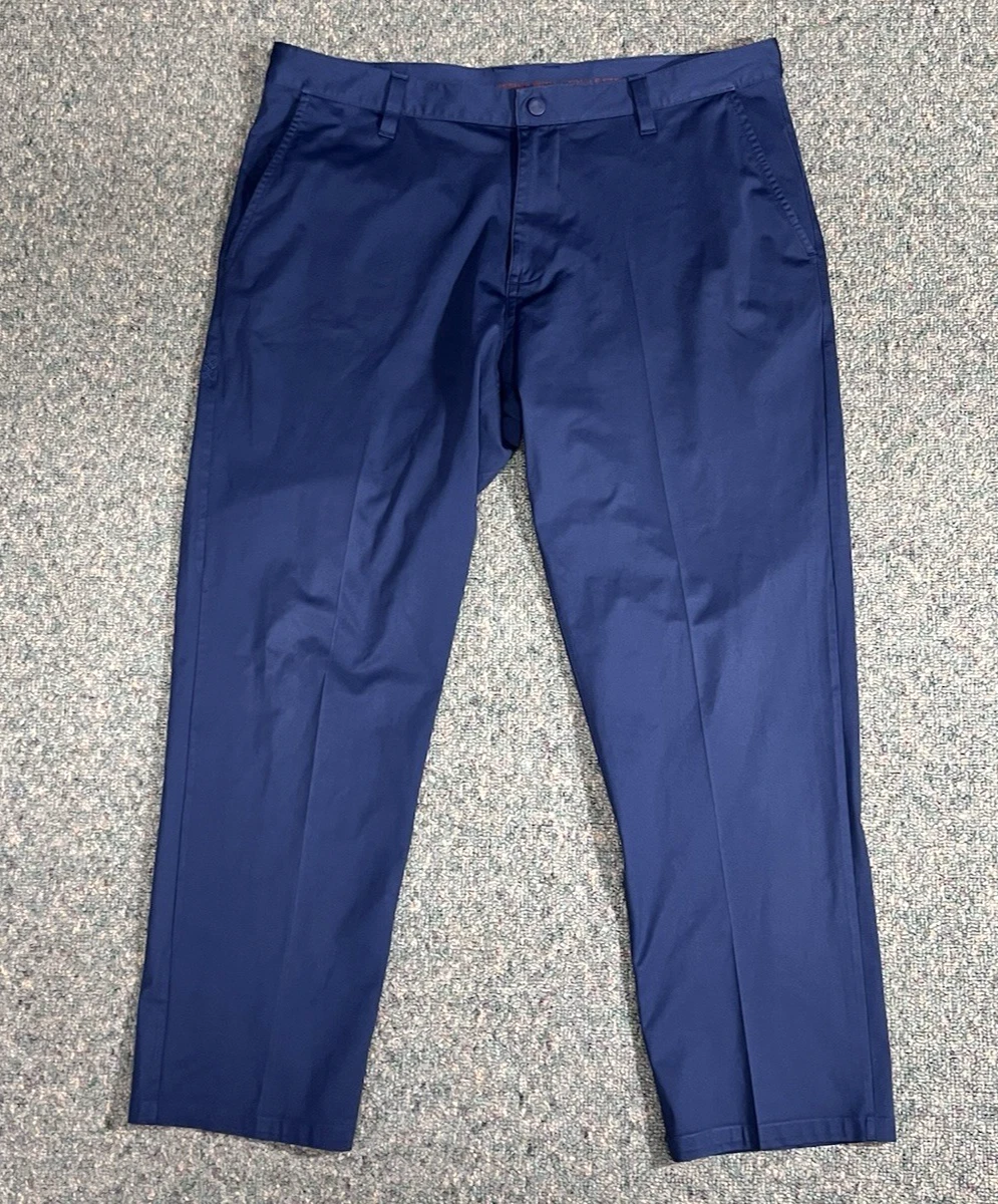 Rhone Commuter Slim Pants Men's Size 34x28 Straight Fit Navy Blue Performance