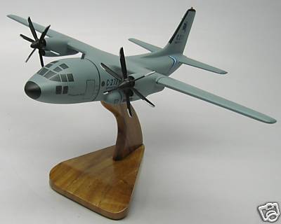 C-27-J Spartan Lockheed C27J Airplane Desktop Wood Model Big New